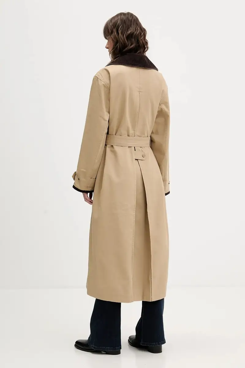 cappotto colore beige KI144-5303-415 miniatura 3