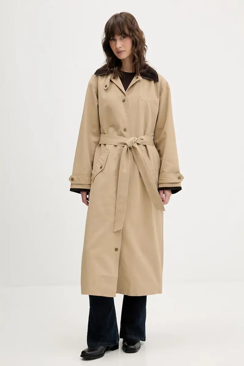 cappotto colore beige KI144-5303-415