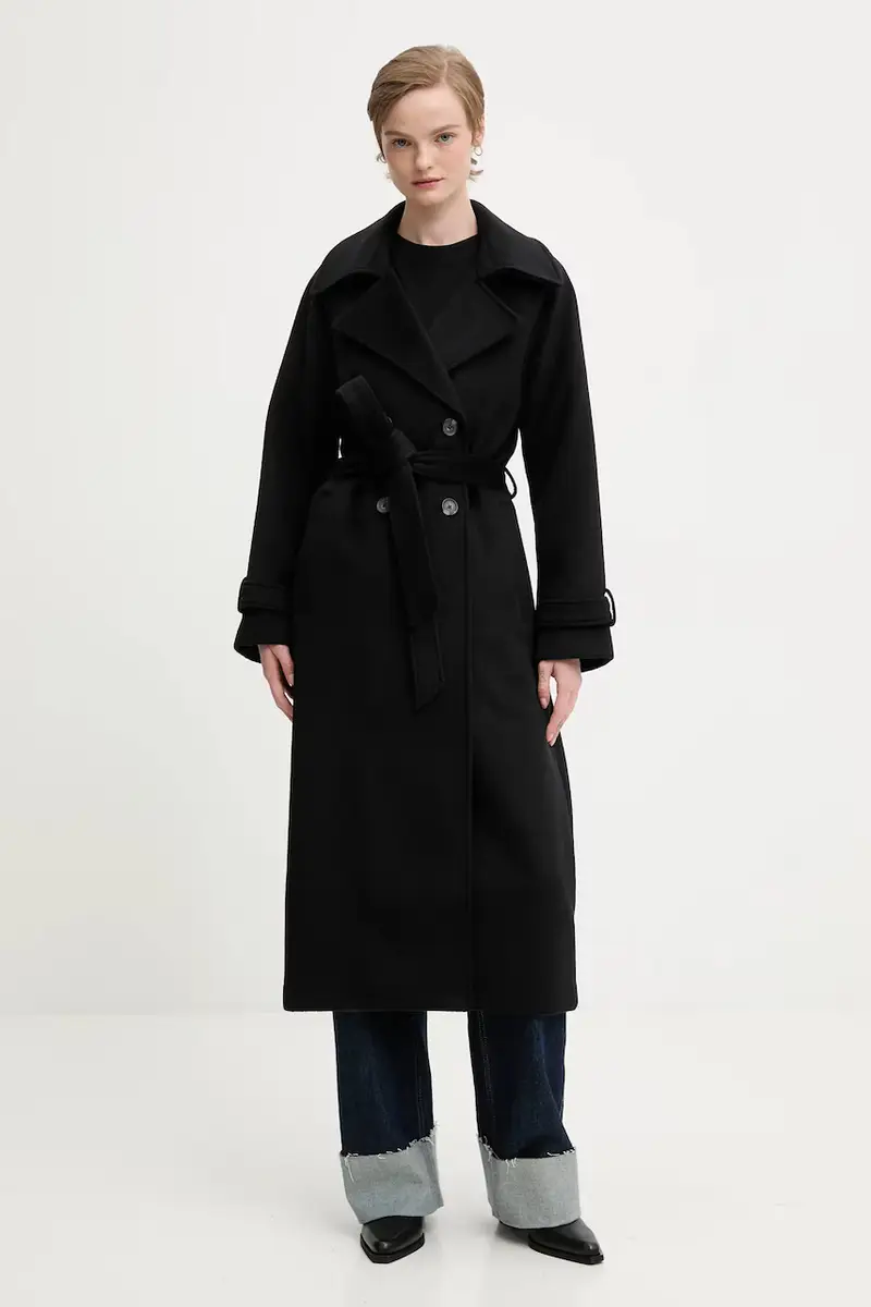 cappotto colore nero KI144-5191-900