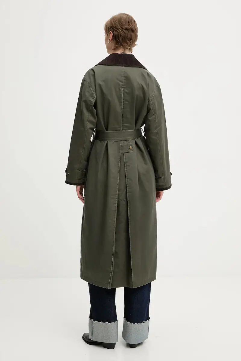 cappotto colore verde KI144-5195-340 miniatura 3