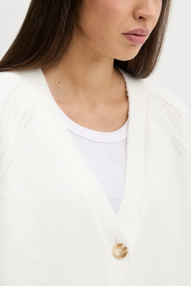 Abercrombie&Fitch Cardigan Bianco 3981022 miniatura 5