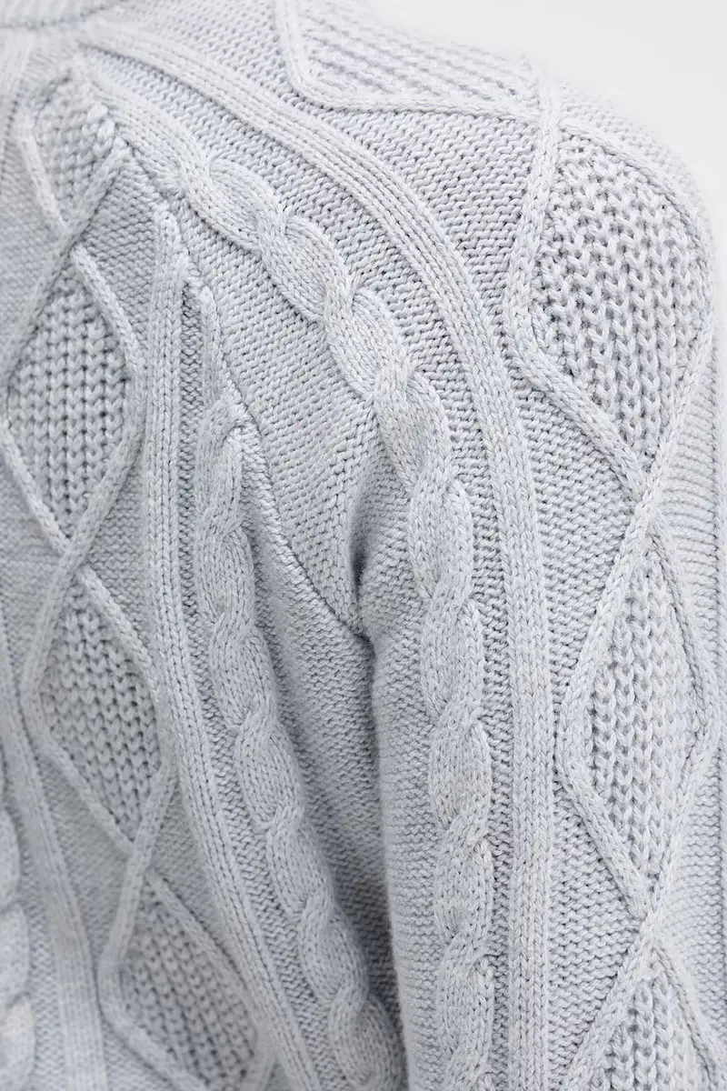 Abercrombie&Fitch Cardigan Donna Grigio 3770443 miniatura 5