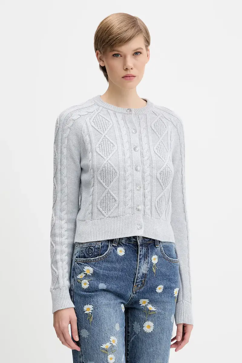 Abercrombie&Fitch Cardigan Donna Grigio 3770443