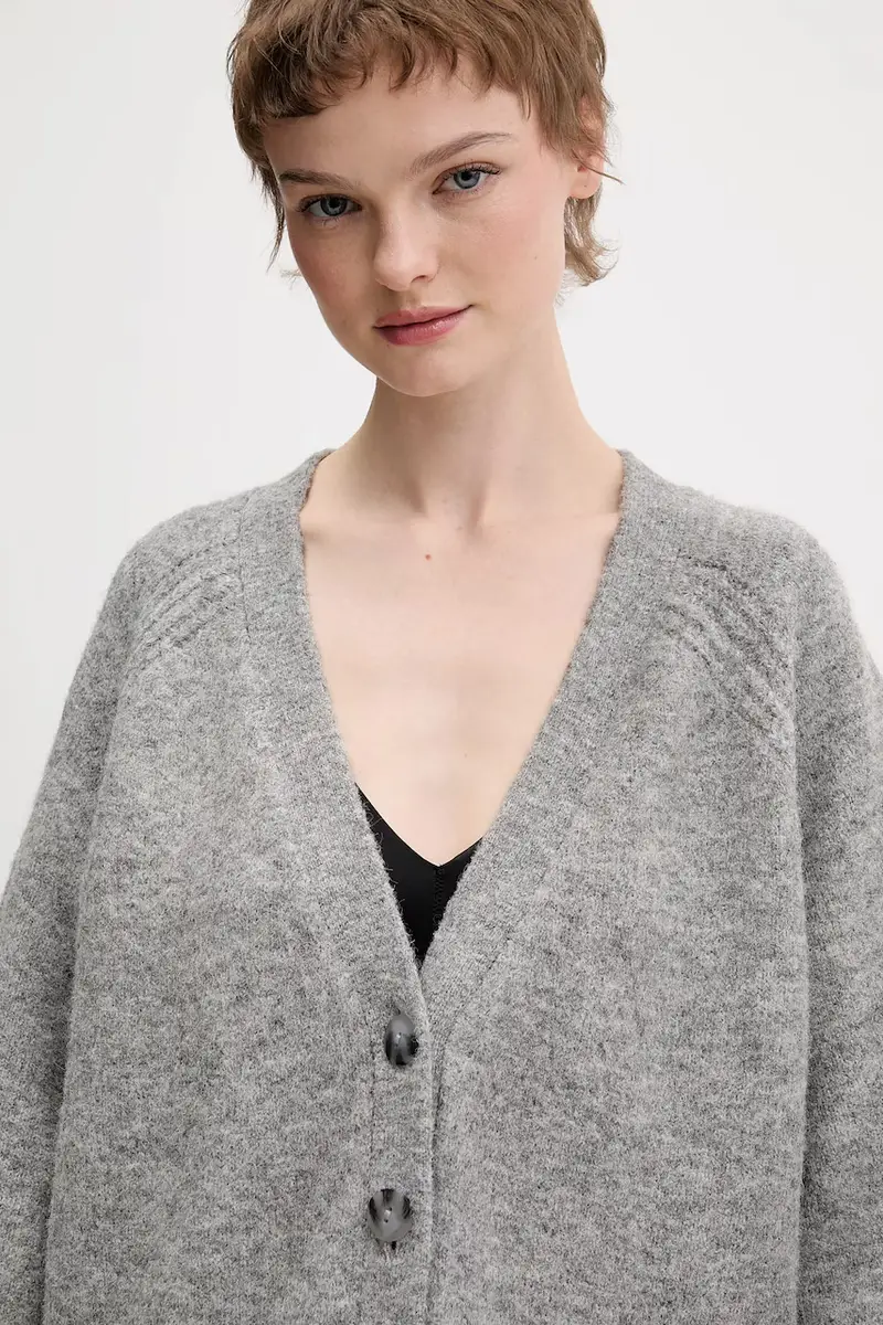 Abercrombie&Fitch Cardigan Grigio 4148819 miniatura 4