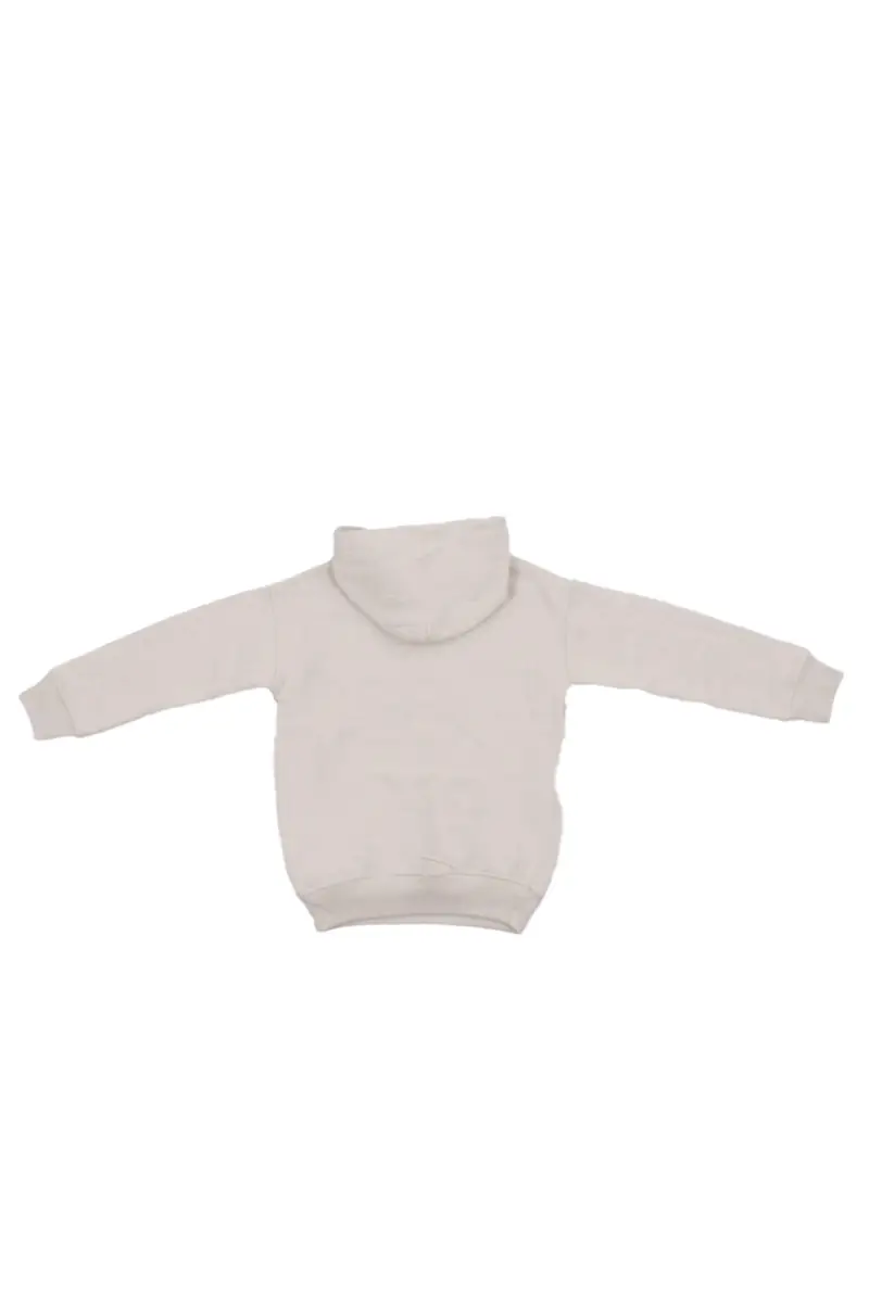 Felpa Bambino ABERCROMBIE & FITCH Beige Afb essentials fleece hoodie miniatura 2