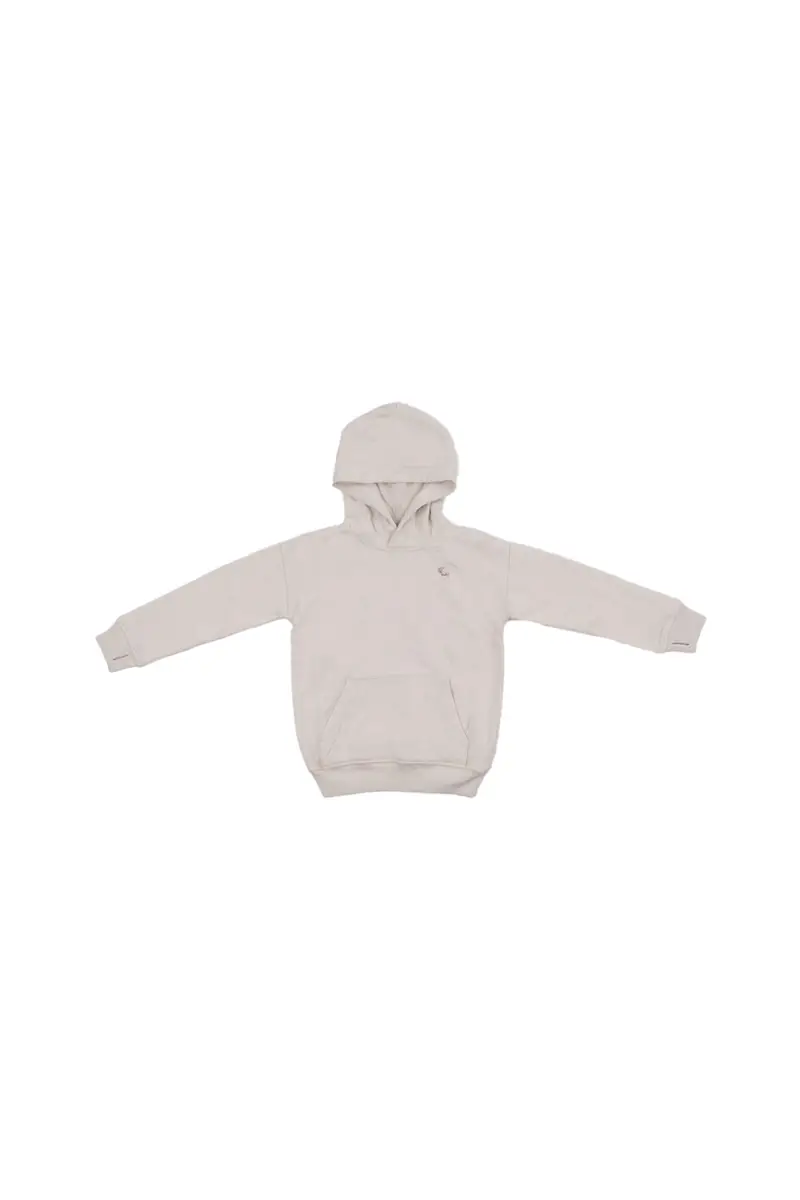 Felpa Bambino ABERCROMBIE & FITCH Beige Afb essentials fleece hoodie