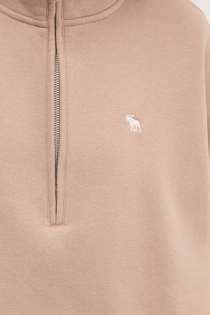 felpa donna colore beige KI152-5418-420 miniatura 5