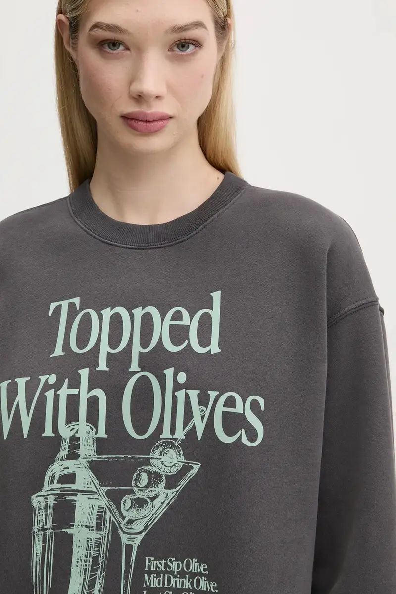 felpa donna colore grigio KI152-5076 miniatura 4