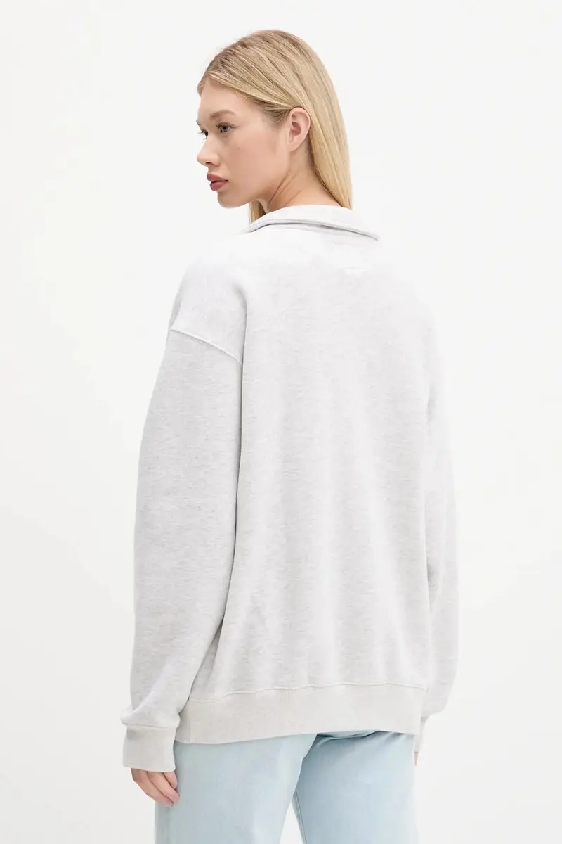 felpa donna colore grigio KI152-5256-112 miniatura 3