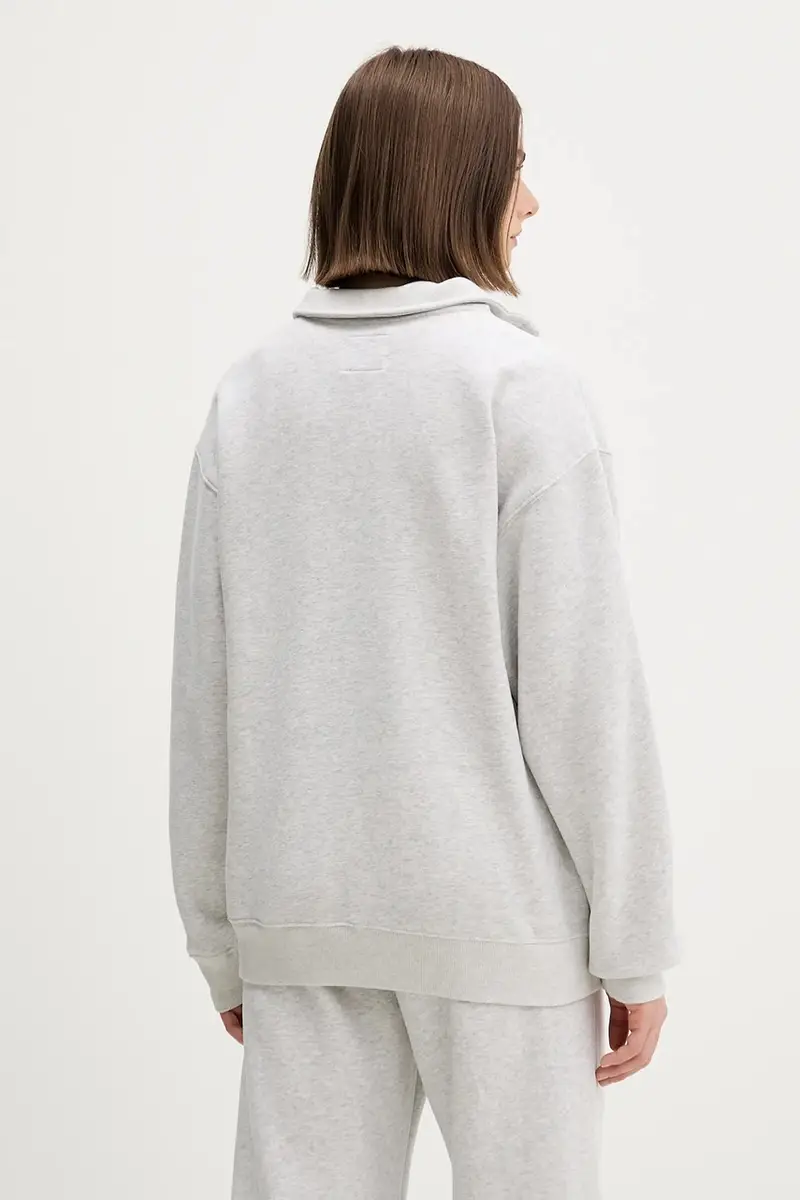 felpa donna colore grigio KI152-5418-912 miniatura 3