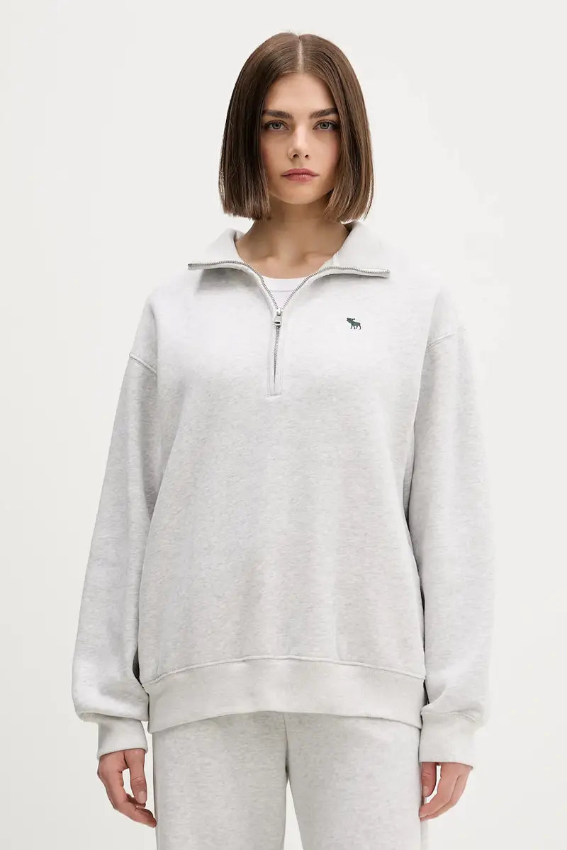 felpa donna colore grigio KI152-5418-912