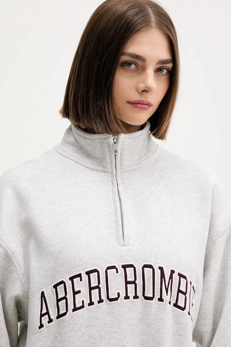 felpa donna colore grigio KI152-5427-112 miniatura 4