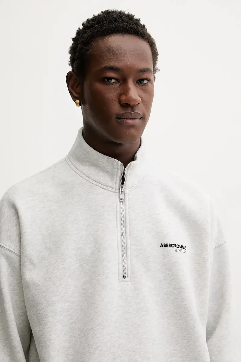 felpa uomo colore grigio KI122-5514-112 miniatura 4