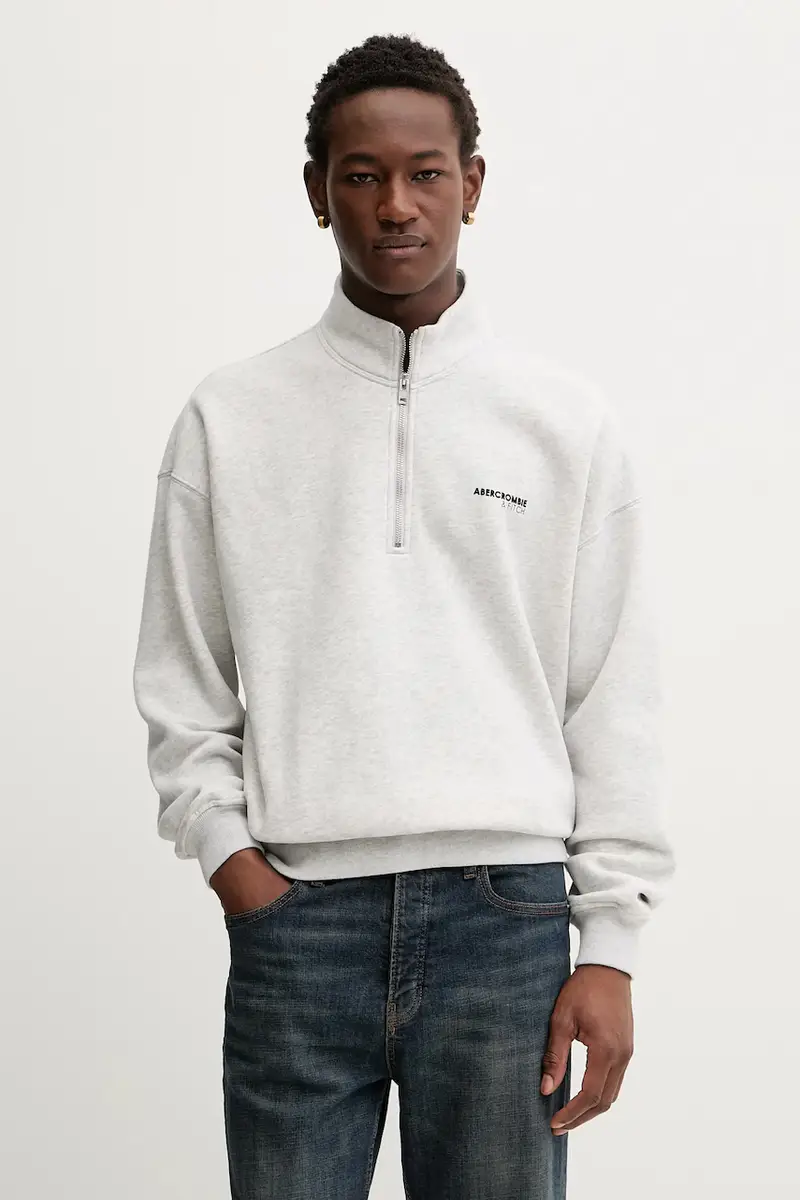 felpa uomo colore grigio KI122-5514-112