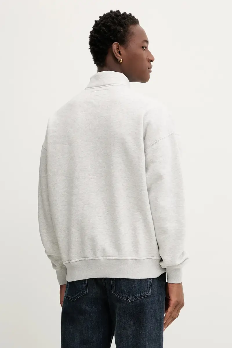 felpa uomo colore grigio KI122-5541-112 miniatura 3