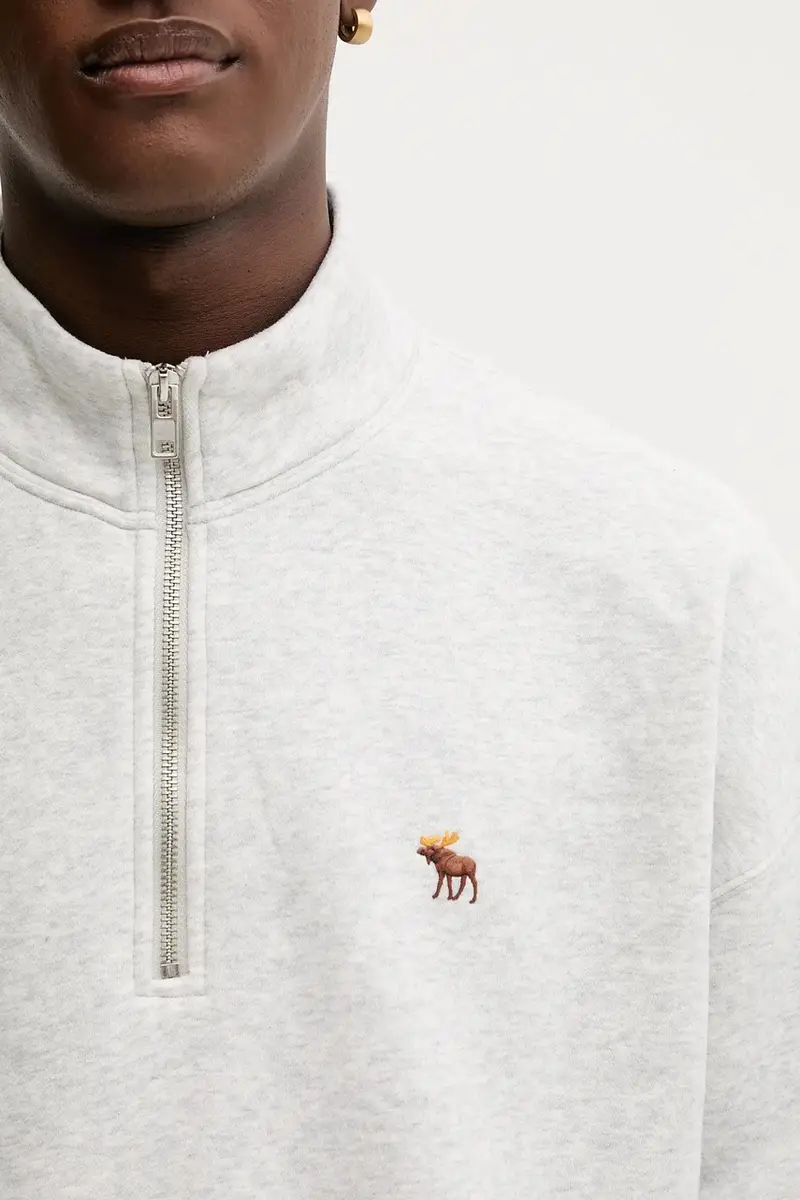 felpa uomo colore grigio KI122-5541-112 miniatura 5