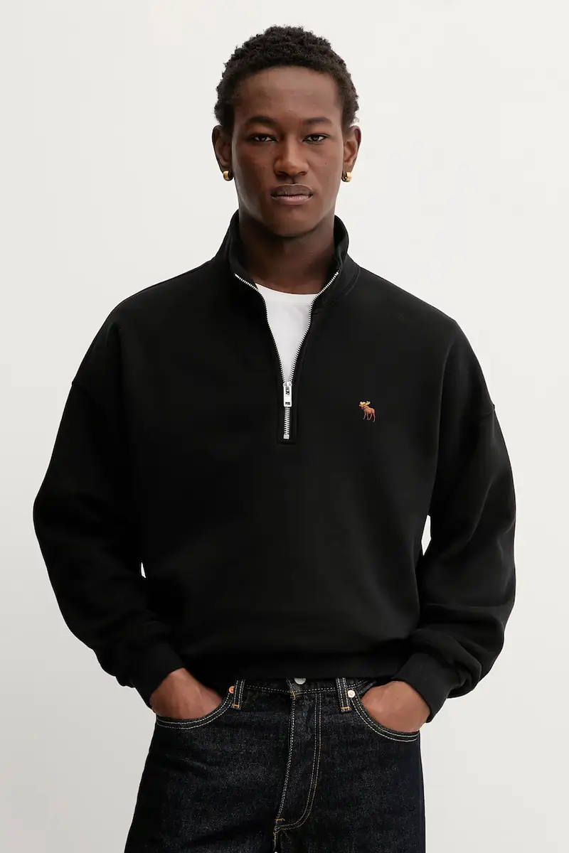 felpa uomo colore nero KI122-5541-900