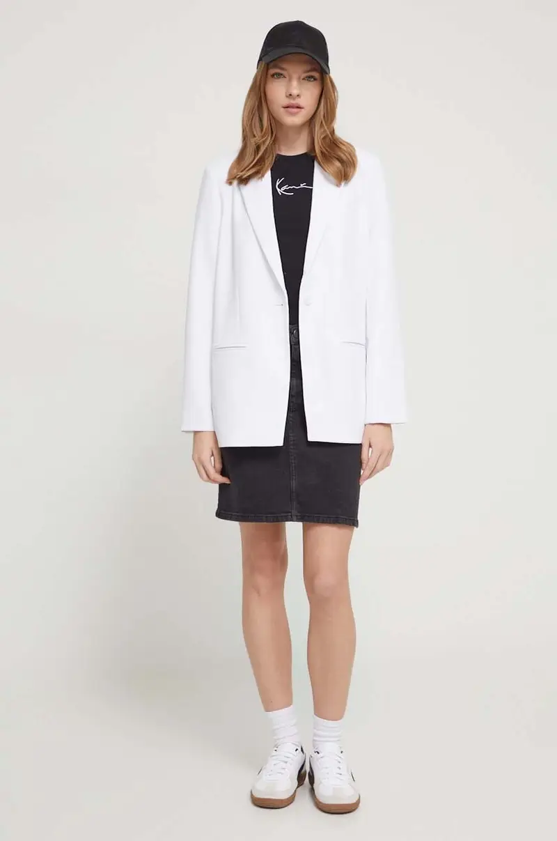 giacca colore bianco