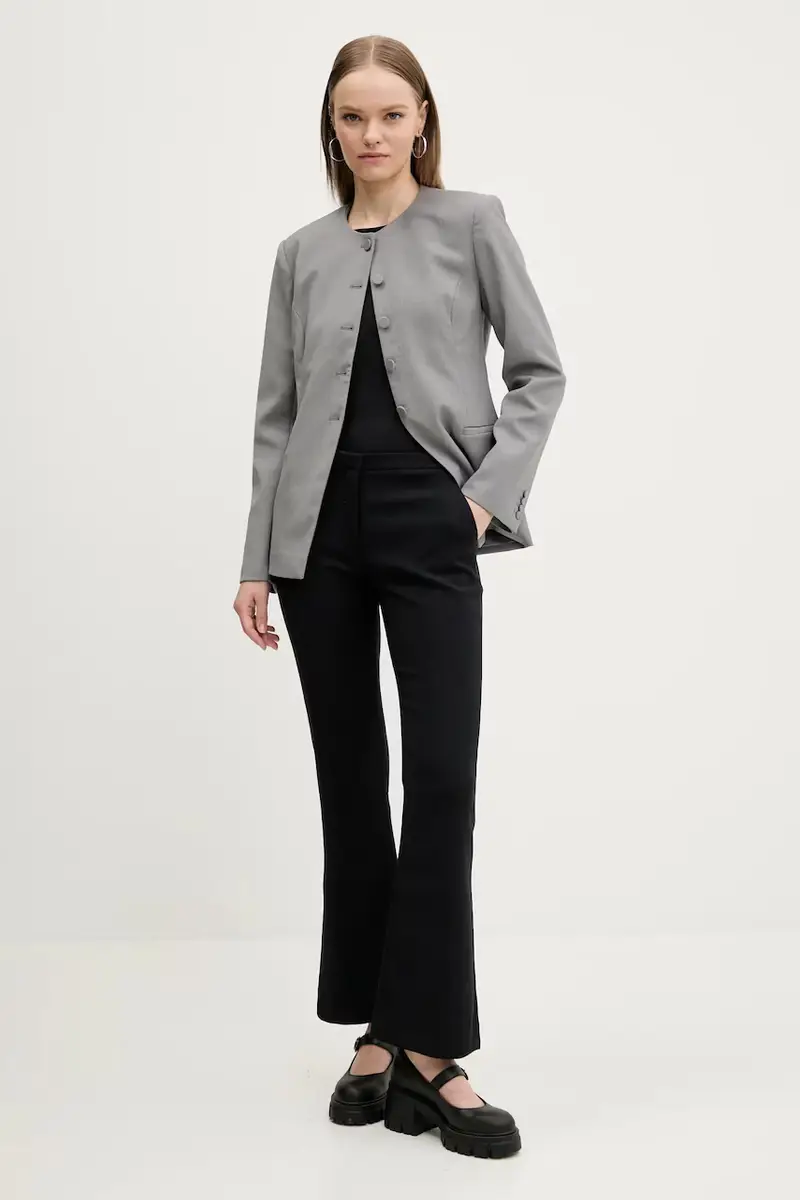 giacca colore grigio KI144-5060 miniatura 2