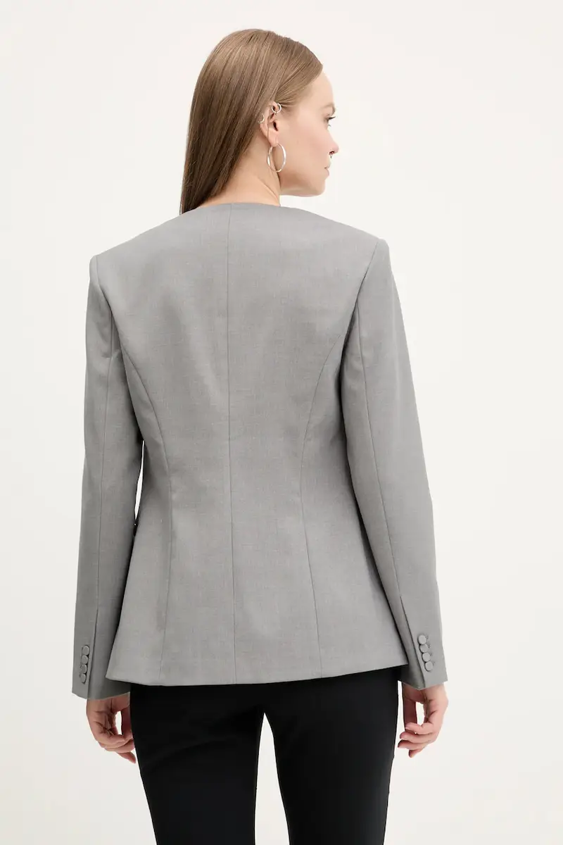 giacca colore grigio KI144-5060 miniatura 3