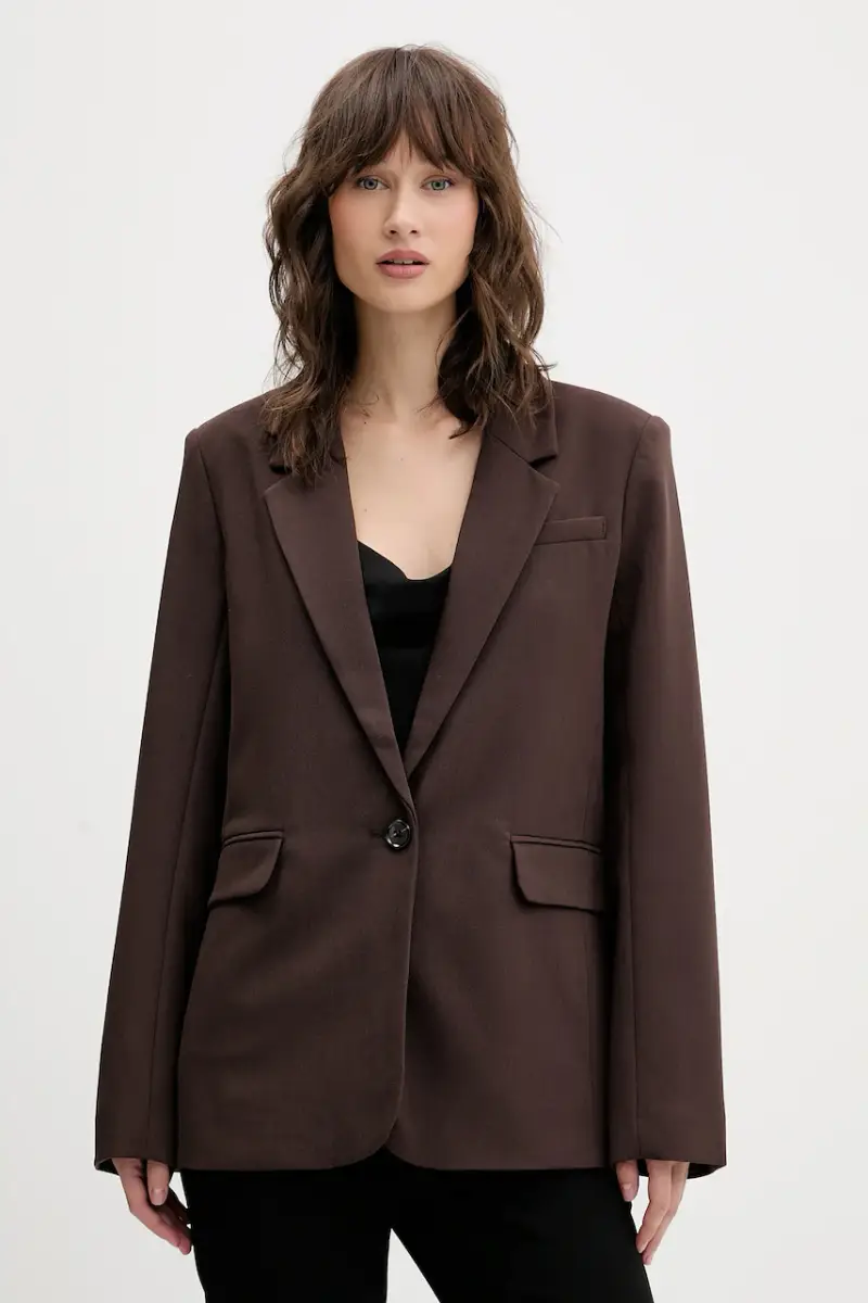 giacca colore marrone KI144-5233-480