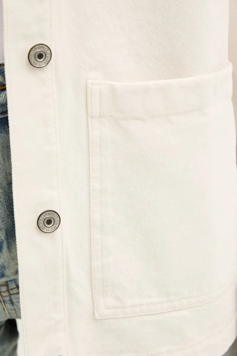 giacca in cotone colore beige KI144-5062 miniatura 5