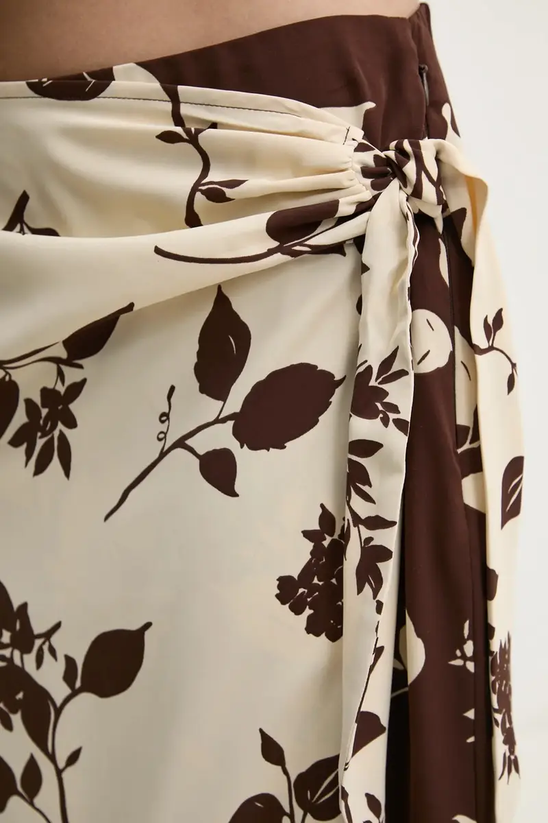 gonna colore beige KI143-5089 miniatura 4