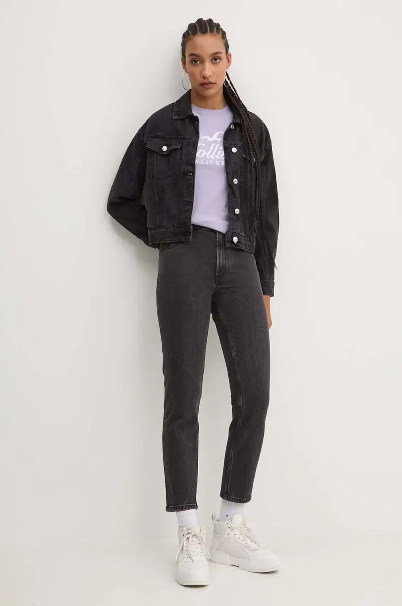 Abercrombie&Fitch Jeans Donna Grigio 3830252 miniatura 2