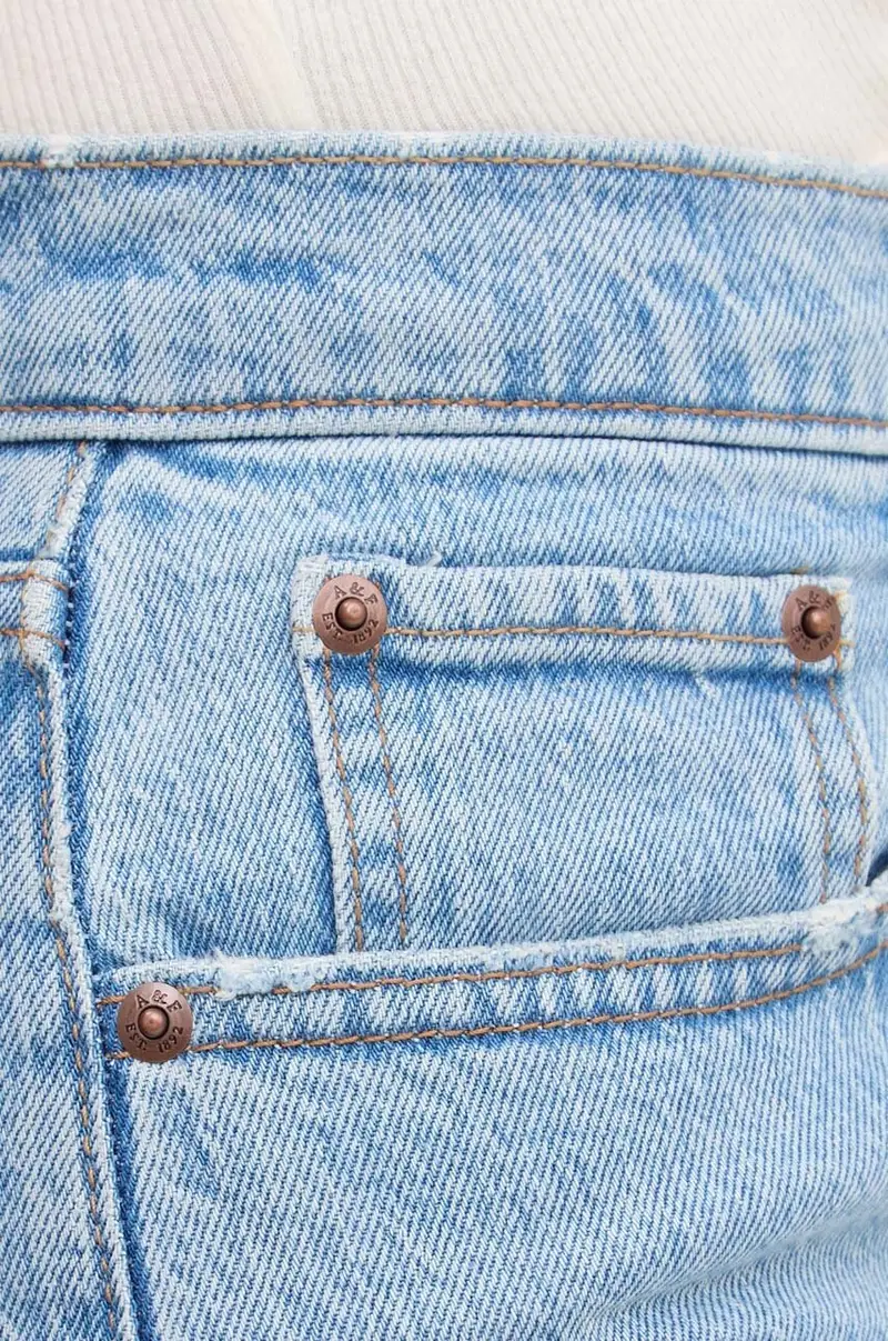 Abercrombie&Fitch Jeans Donna Blu 3830208 miniatura 4