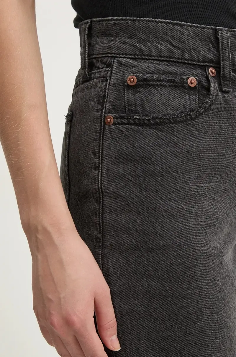 Abercrombie&Fitch Jeans Donna Nero 3753979 miniatura 4