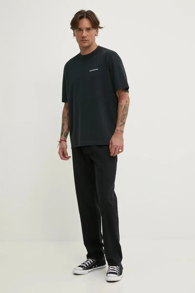 Abercrombie&Fitch Jeans Uomo Nero 3627482 miniatura 2