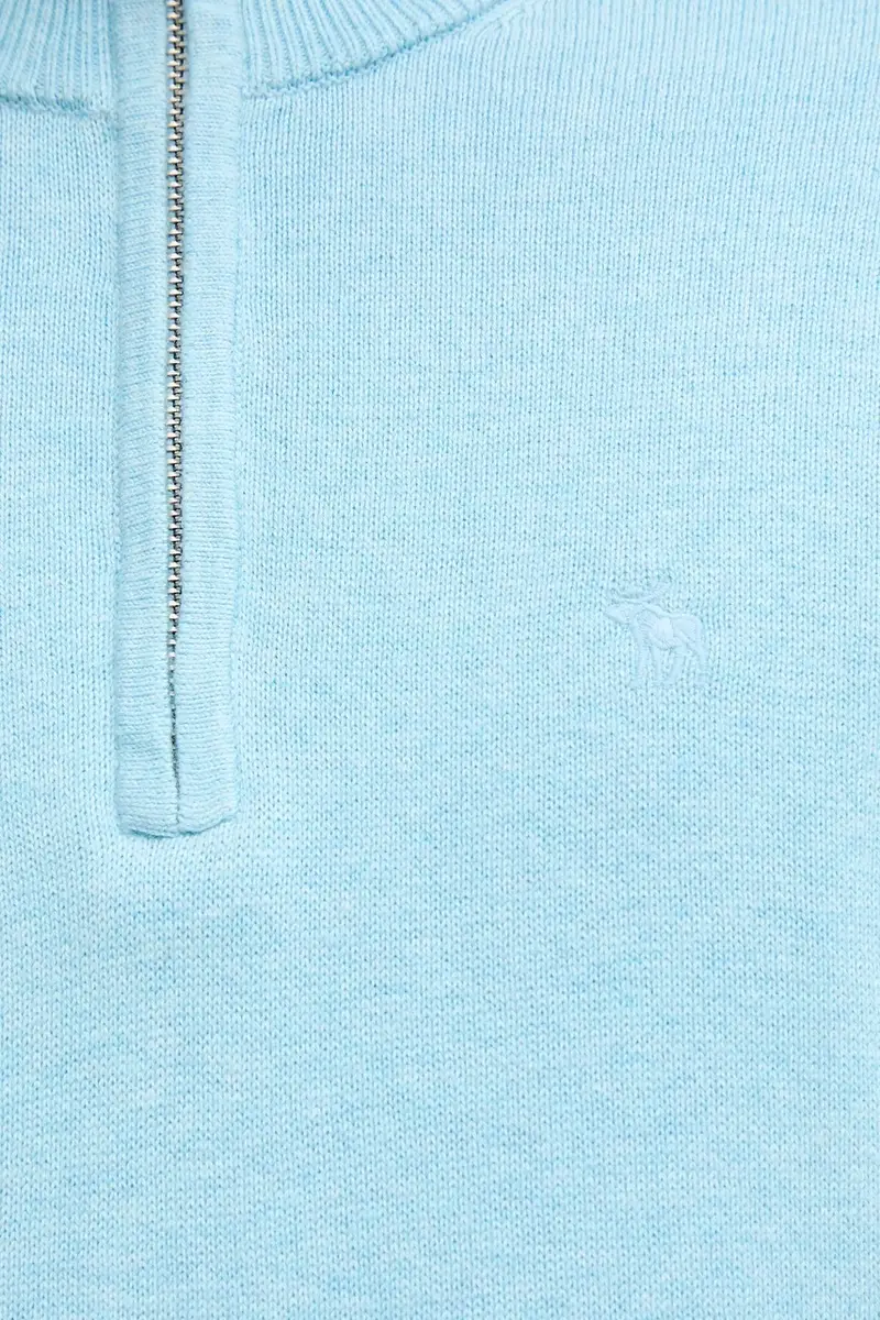 maglione con lana colore blu KI120-5139-210 miniatura 5