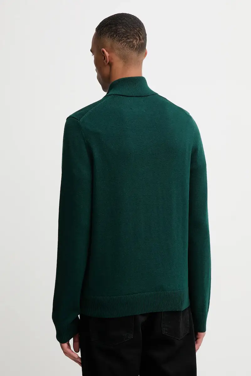 maglione con lana colore verde KI120-5139-300 miniatura 3