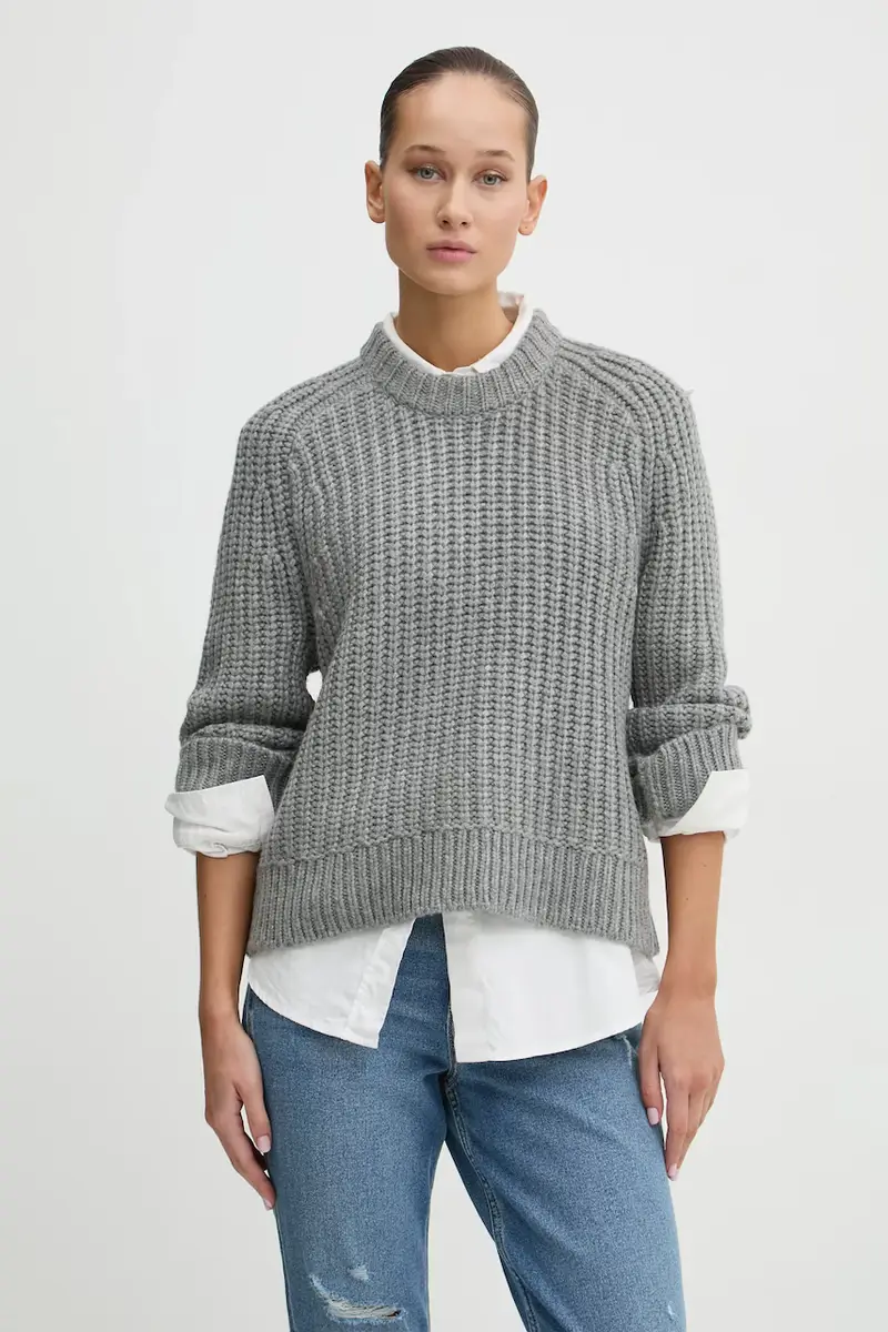 maglione in lana Grigio