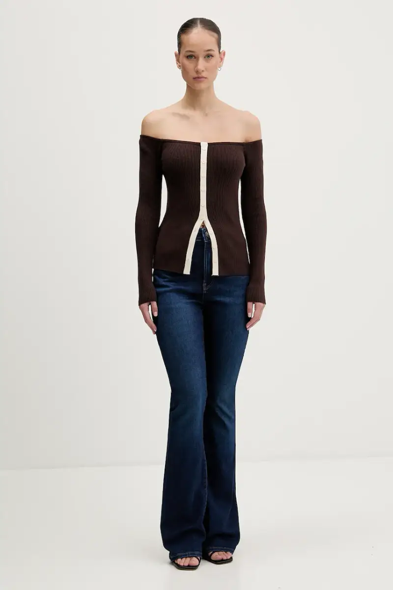 maglione Marrone miniatura 2