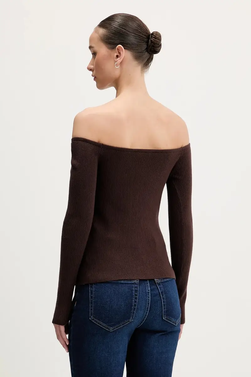 maglione Marrone miniatura 3