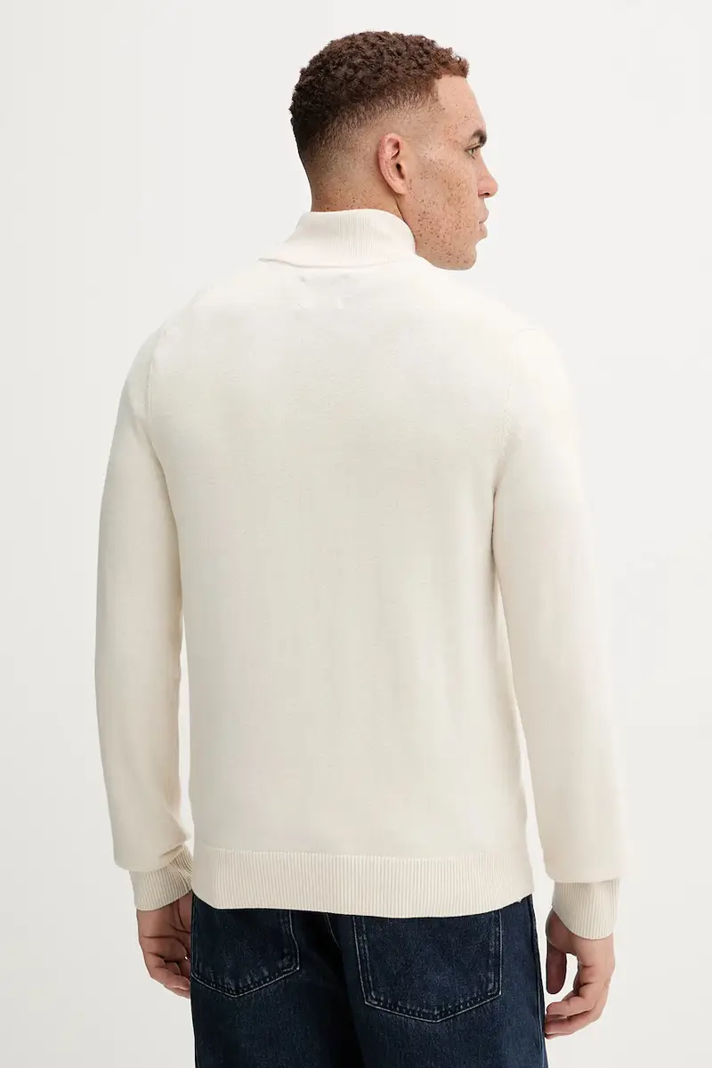 maglione uomo colore beige KI120-5139-150 miniatura 3