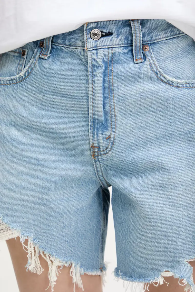 Abercrombie&Fitch Jeans Donna Blu 3312871 miniatura 4