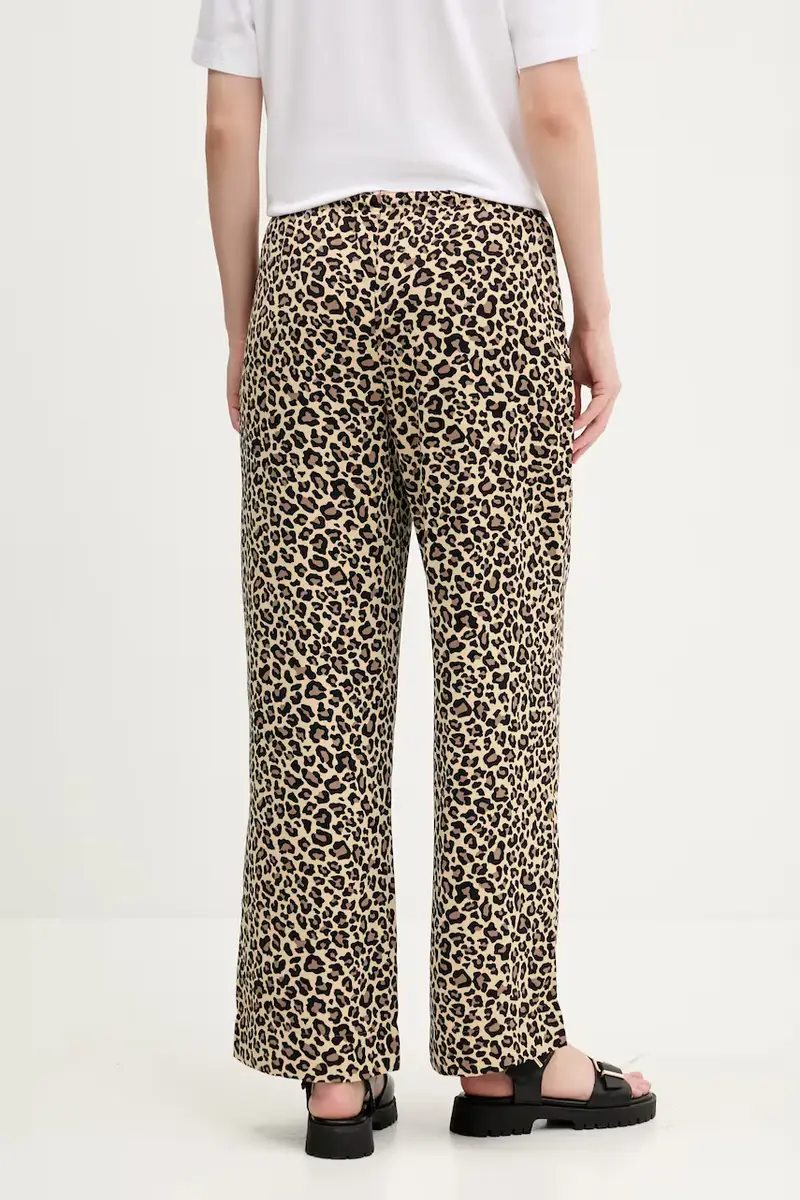 pantaloni donna colore beige KI156-4873 miniatura 3