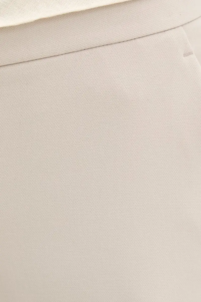 pantaloni donna colore beige KI156-5078 miniatura 4