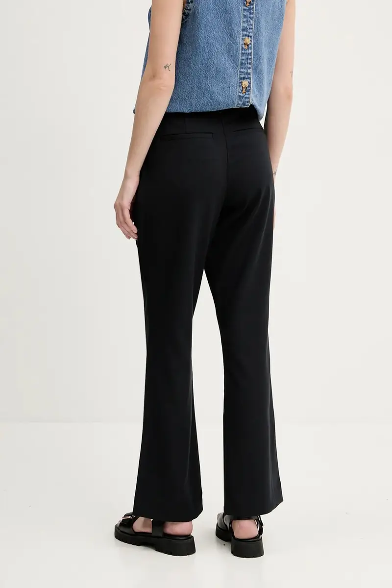 pantaloni donna colore nero KI156-5077 miniatura 3
