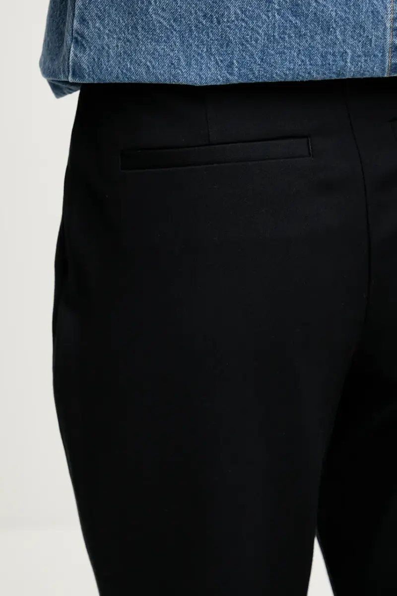 pantaloni donna colore nero KI156-5077 miniatura 4