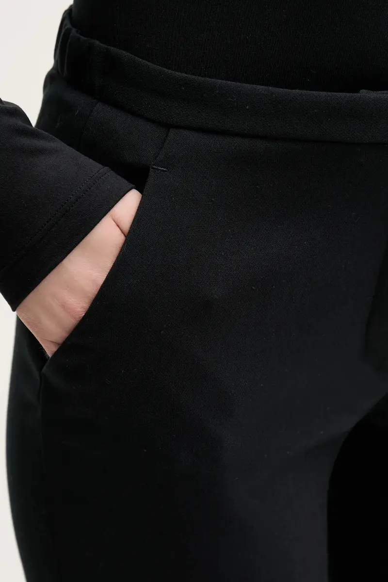pantaloni donna colore nero KI156-5434 miniatura 4