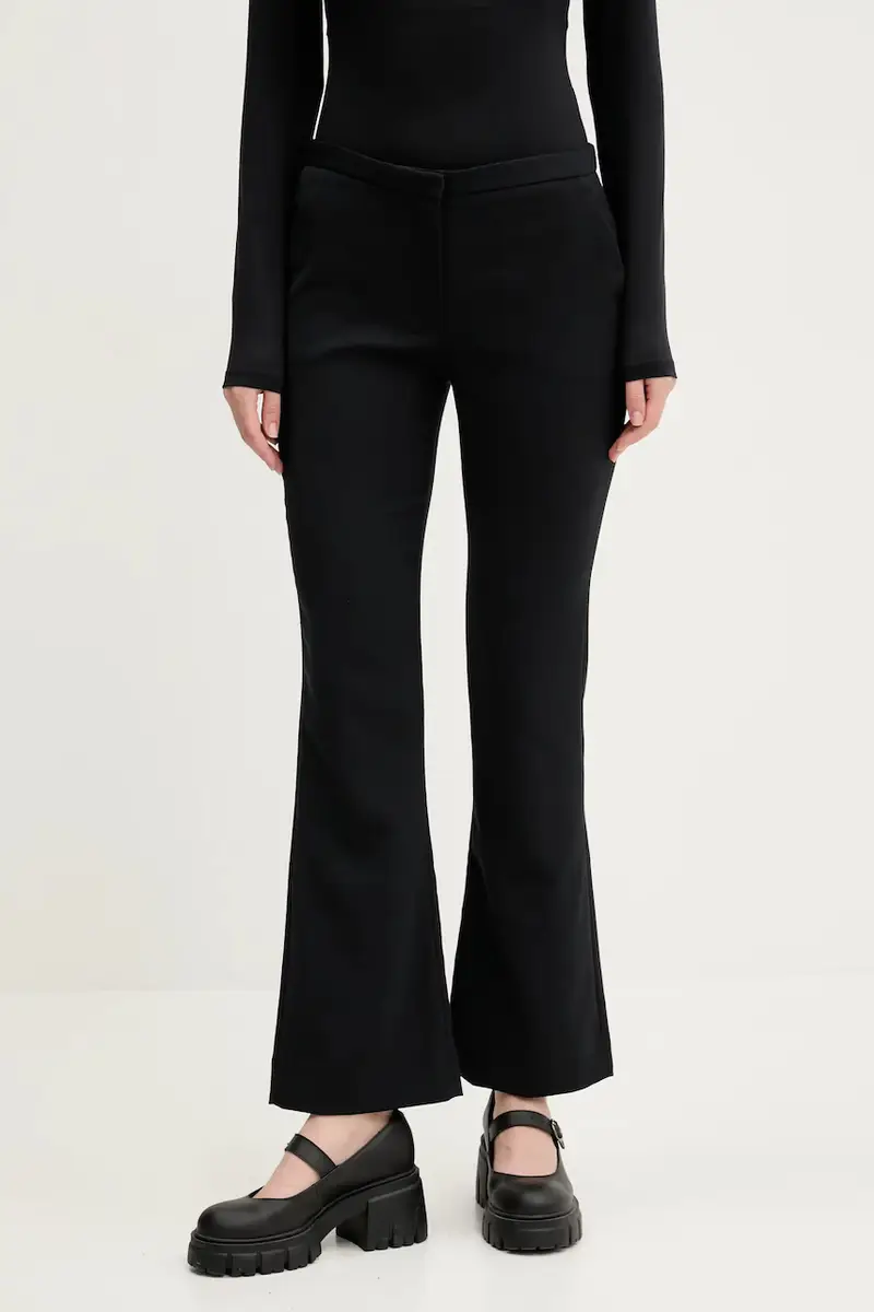 pantaloni donna colore nero KI156-5434