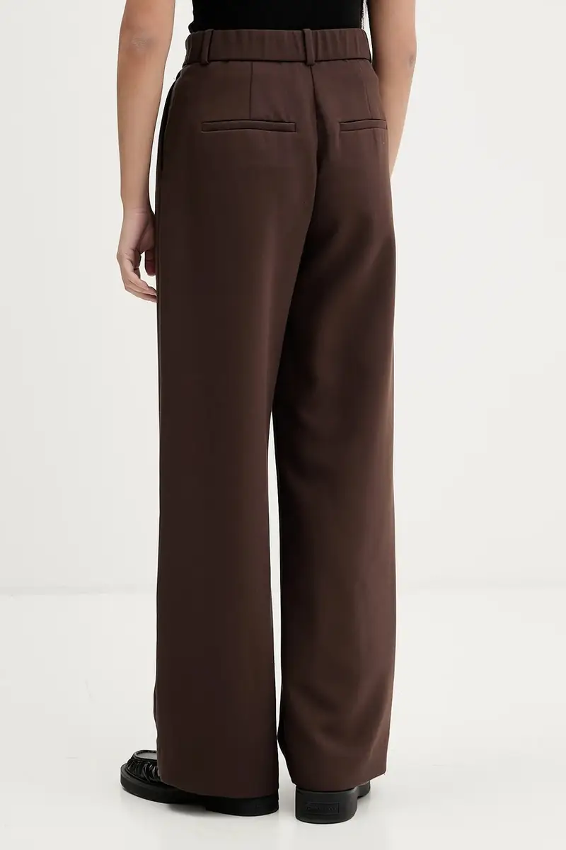 Abercrombie&Fitch Pantaloni marrone con vestibilità ampia miniatura 3