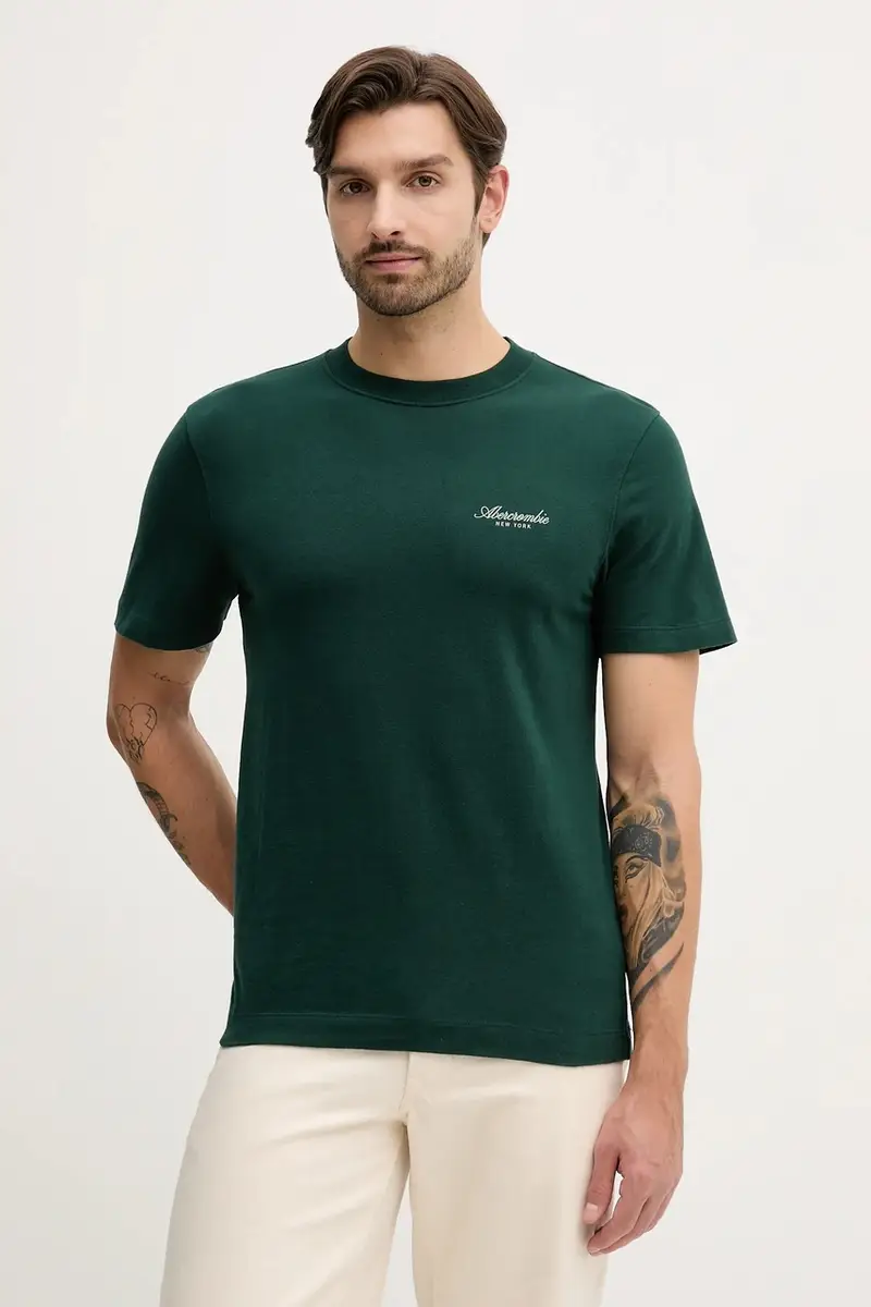 Abercrombie&Fitch T-shirt Uomo Verde 3849146 miniatura 2