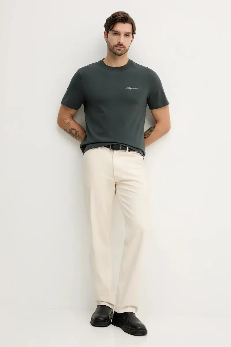 Abercrombie&Fitch T-shirt Uomo Verde 3849146 miniatura 4