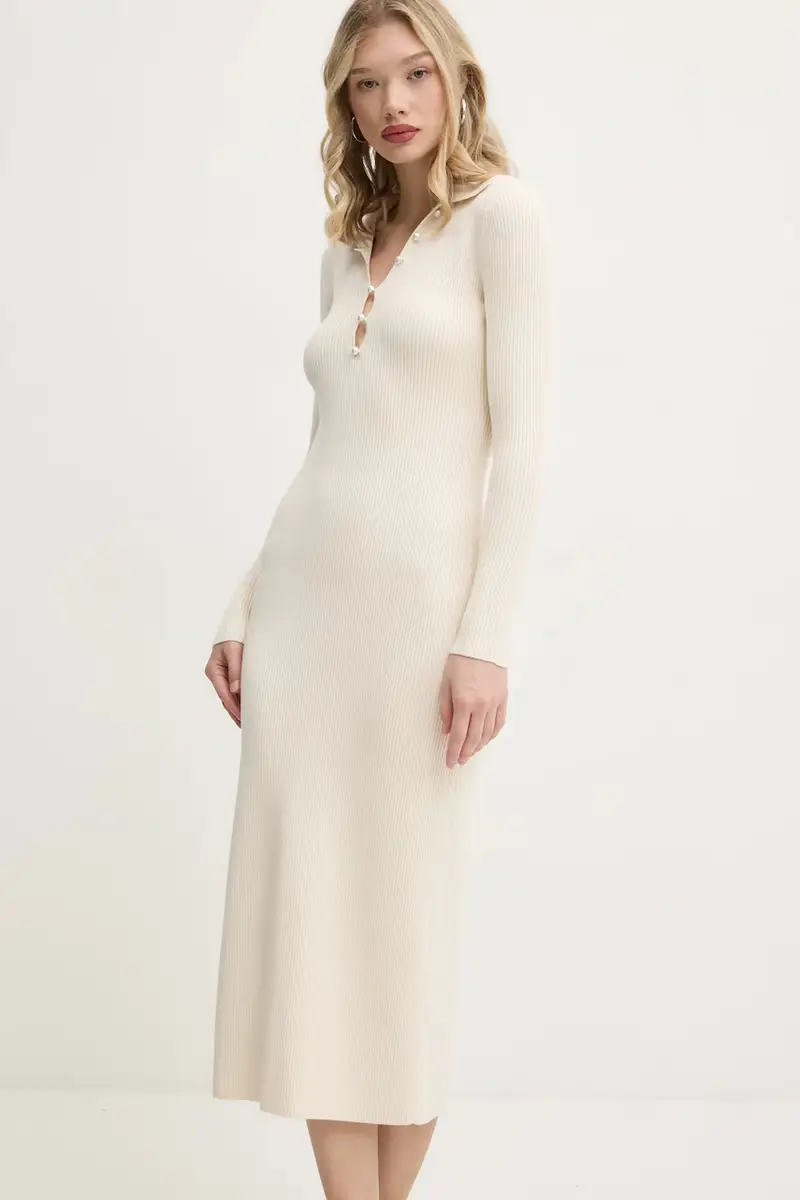 vestito Beige miniatura 2