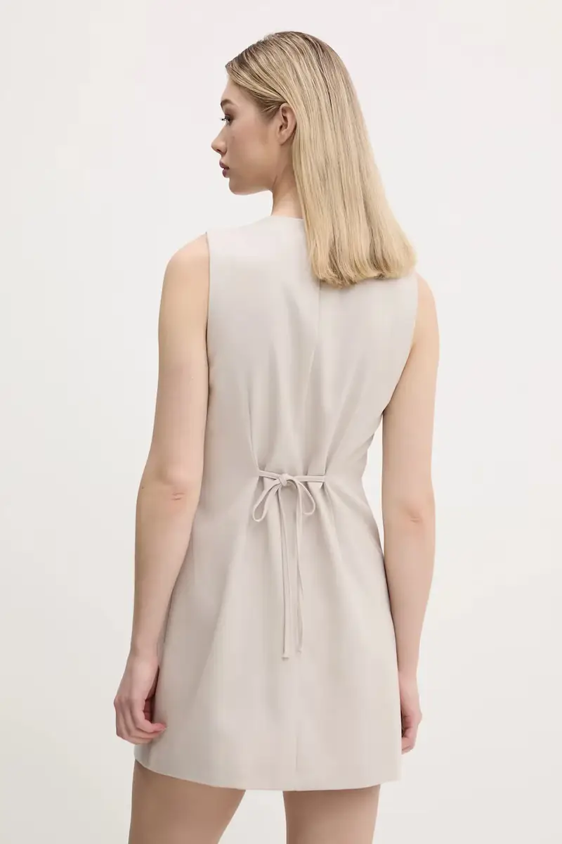 vestito colore beige KI159-5575 miniatura 3