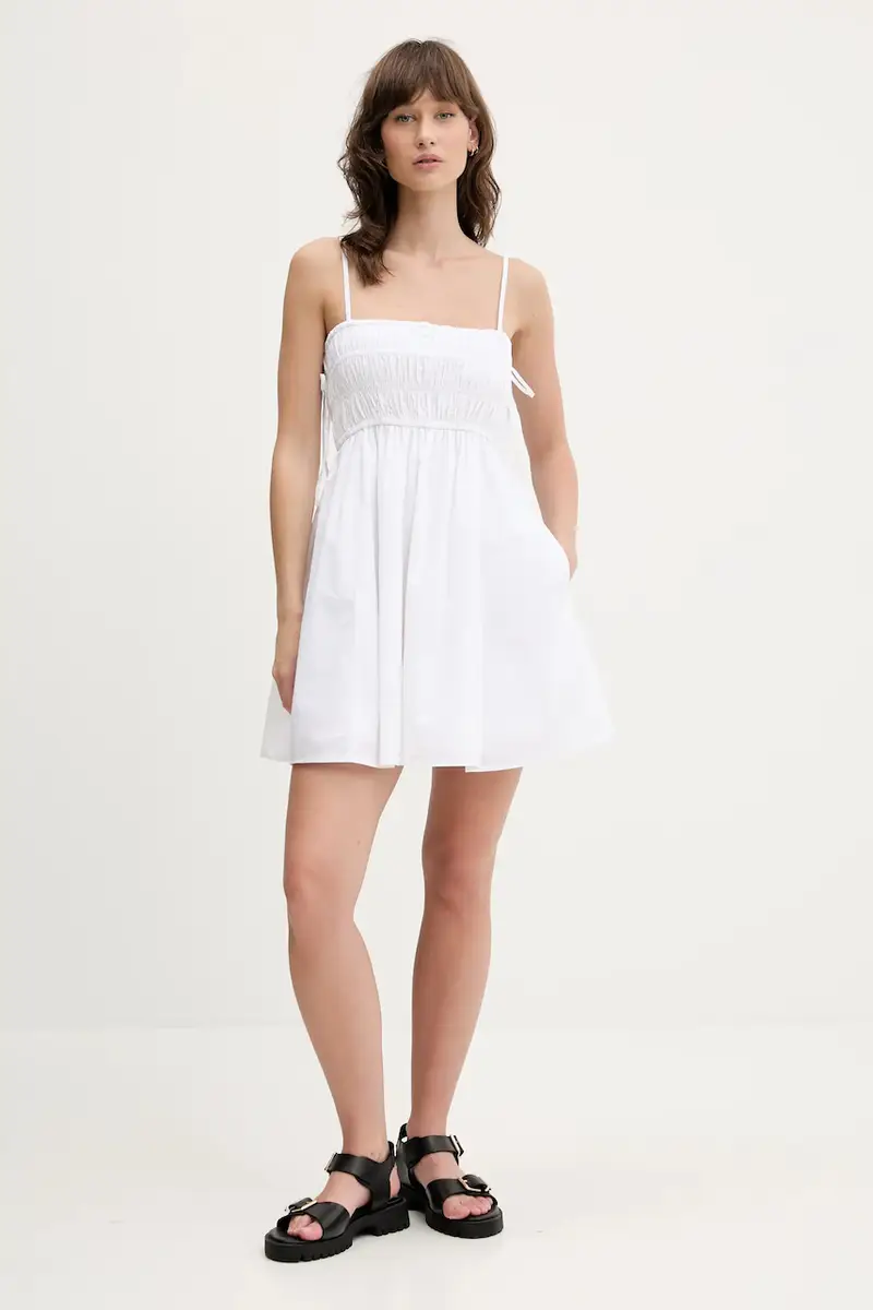 vestito colore bianco KI159-5820 miniatura 2